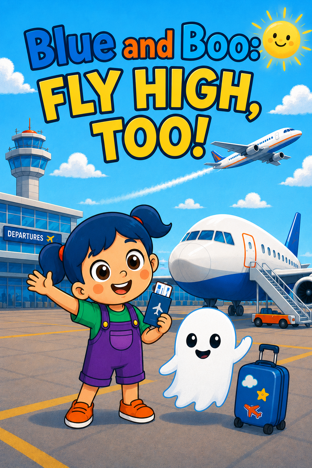 Blue & Boo: Fly High, Too! book cover