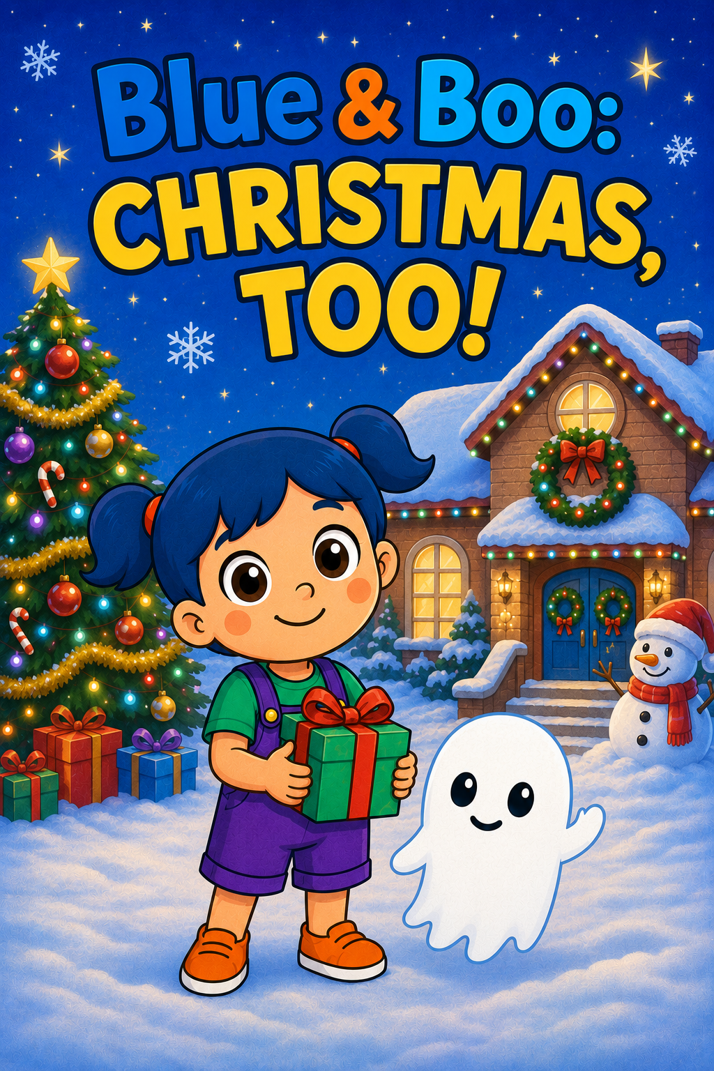 Blue & Boo: Christmas, Too! book cover